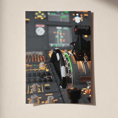 Airbus Throttle Poster