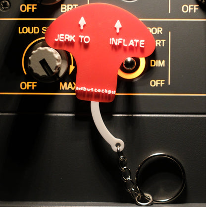 JERK TO INFLATE KEYCHAIN